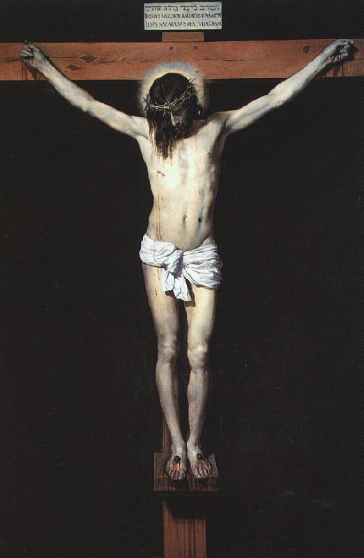 VELAZQUEZ, Diego Rodriguez de Silva y Christ on the Cross aer France oil painting art